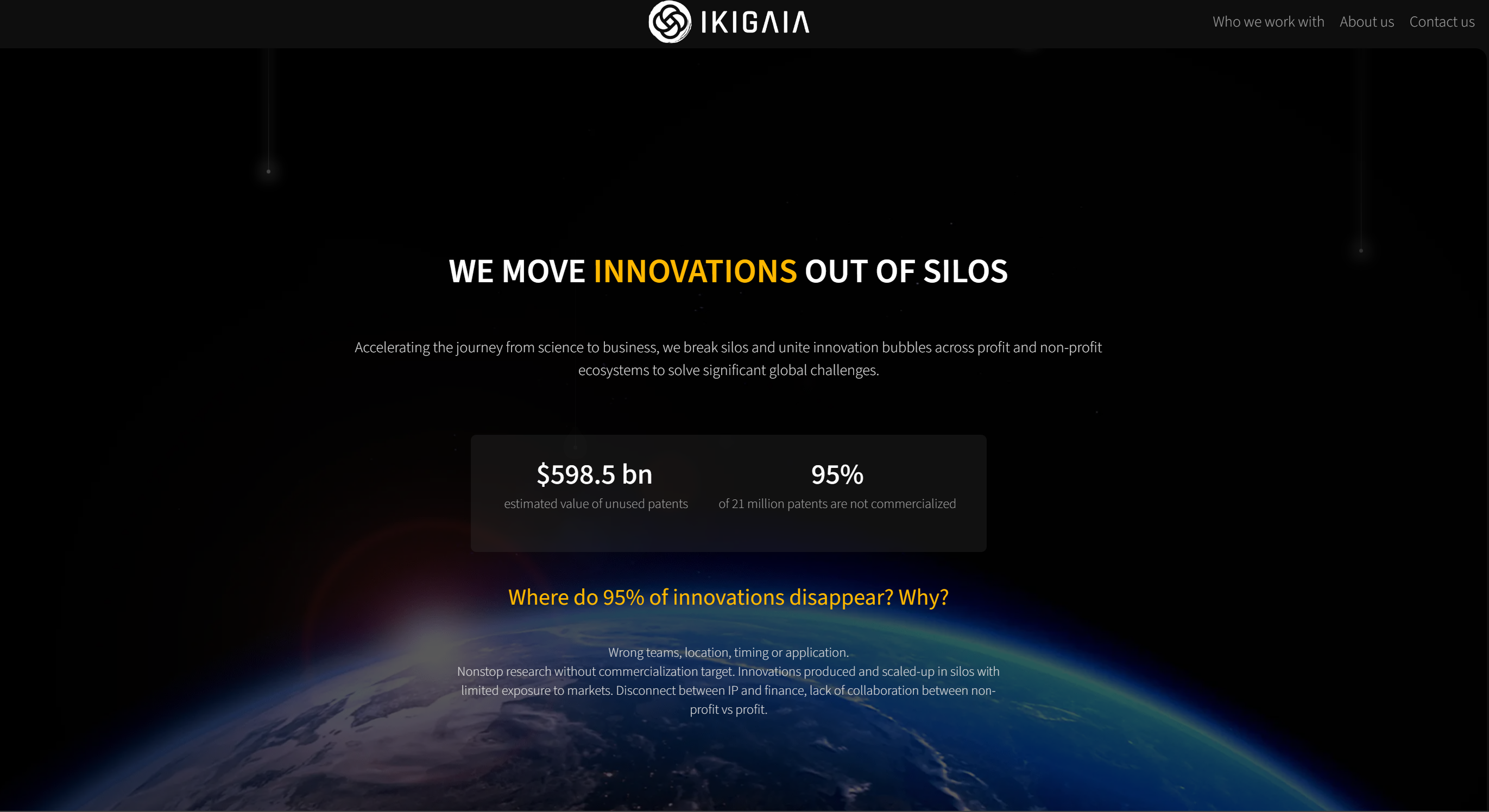 Website for IKIGAIA image