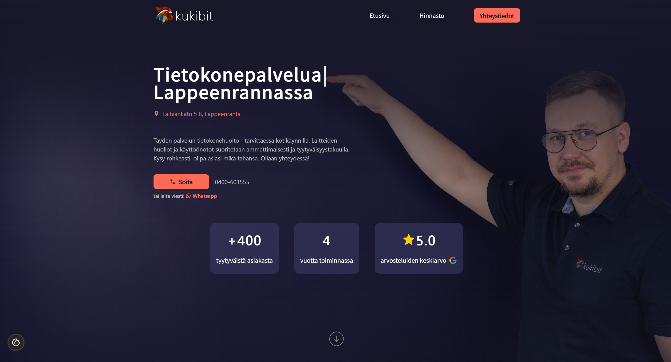 Portfolio website for Kukibit image